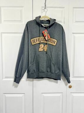 Winner's Circle Jeff Gordon #24 Charcoal Grey Hoodie